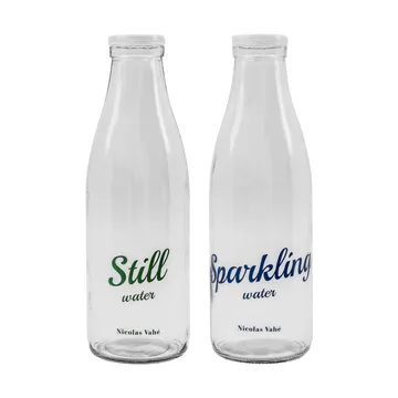 Flaske med låg 1 L, 2 dele - Still-Sparkling - Nicolas Vahé