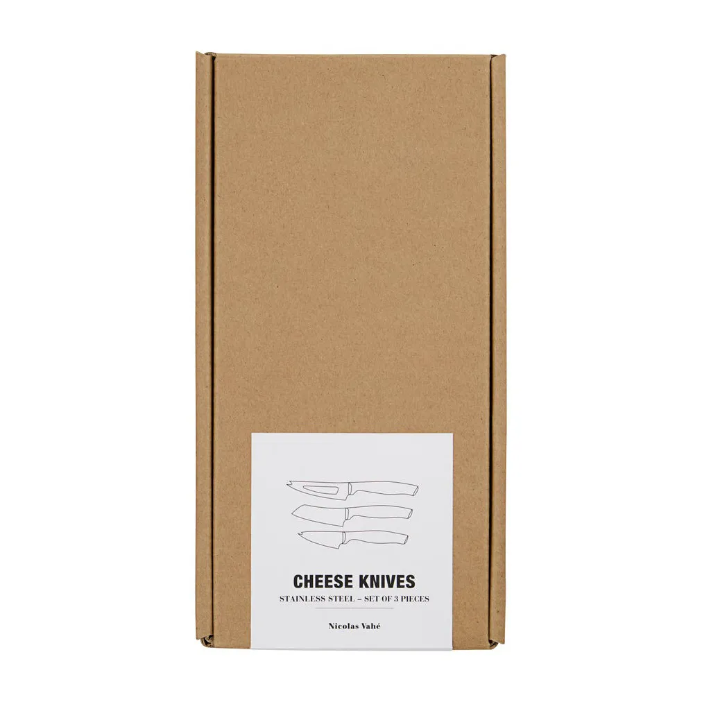 Fromage ostekniv sæt 3 dele, Rustfrit stål Nicolas Vahé