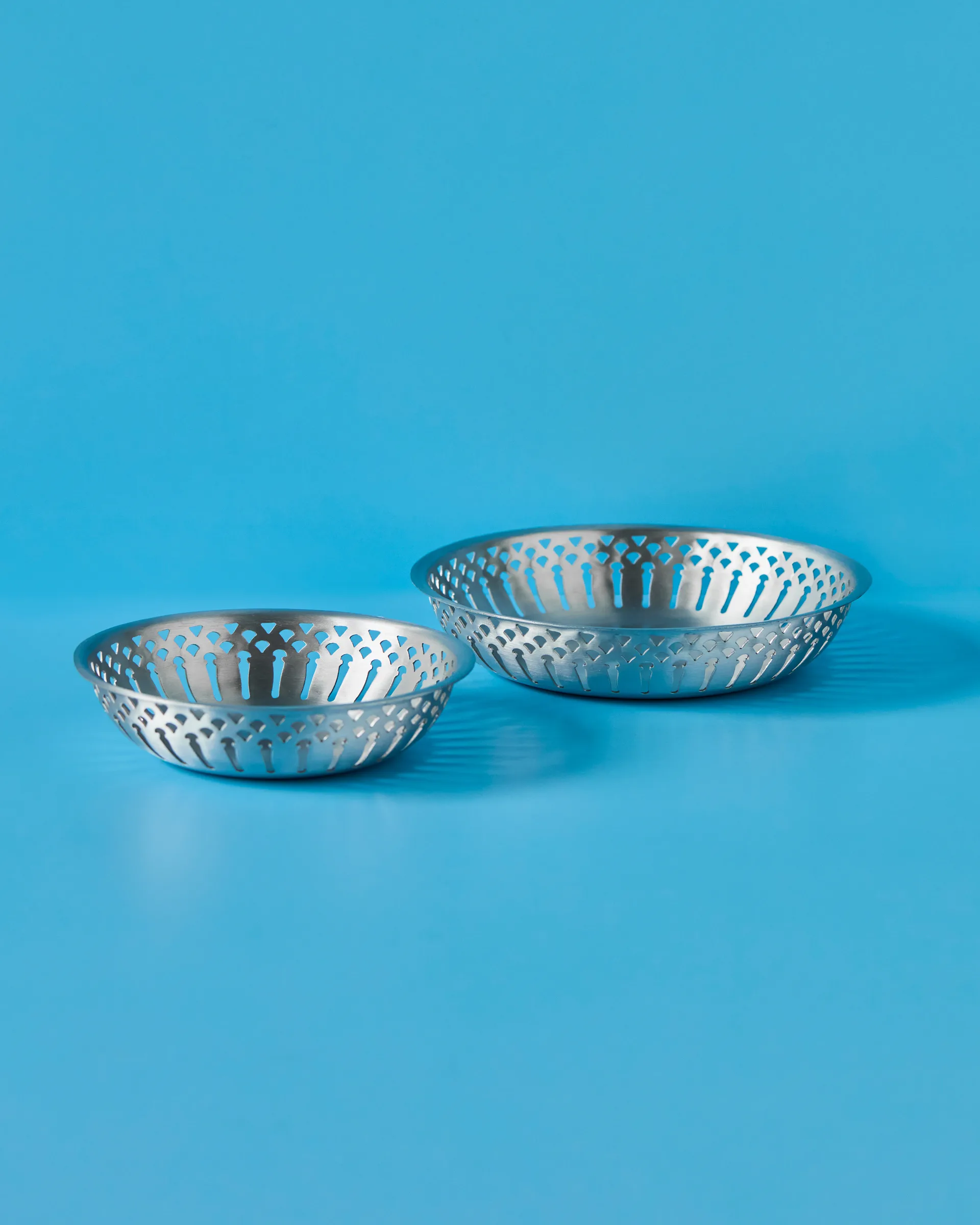 Nicolas Vahé brødkurv 2 dele, Antik sølvfinish Nicolas Vahé