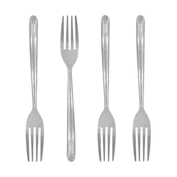 Nicolas Vahé tærtegaffel 4-pak - Antik sølvfinish - Nicolas Vahé