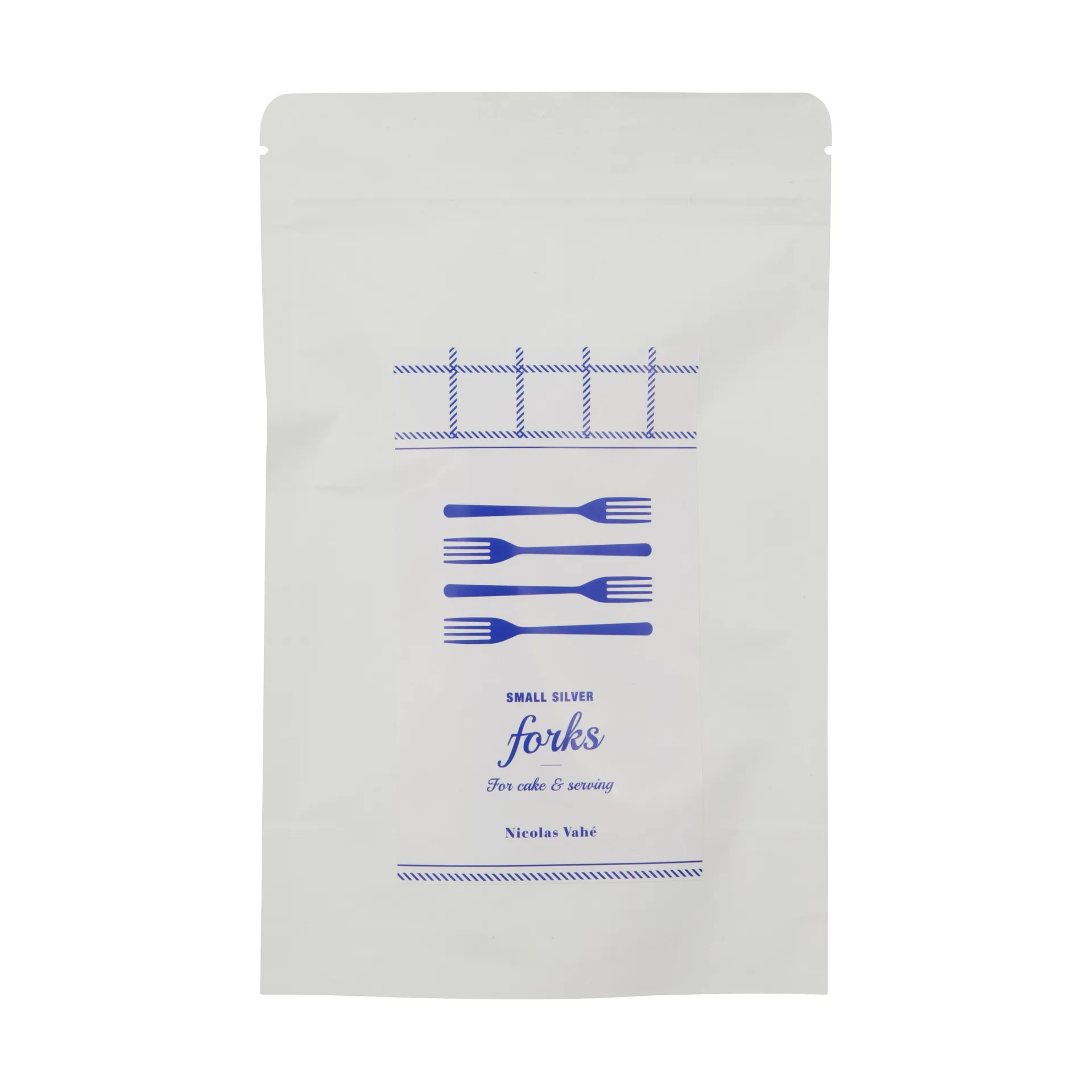 Nicolas Vahé tærtegaffel 4-pak, Antik sølvfinish Nicolas Vahé