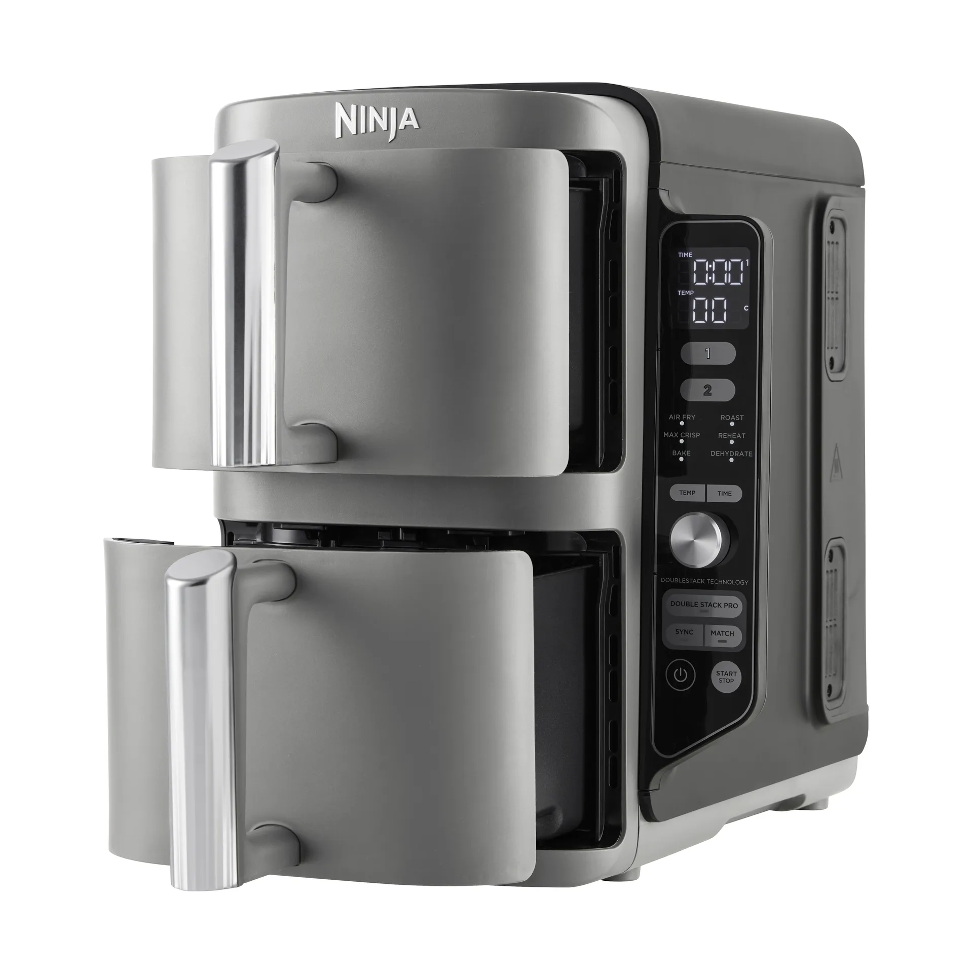 Ninja Air Fryer SL400EU double stack XL 2 skuffer 9,5 L, Sort Ninja