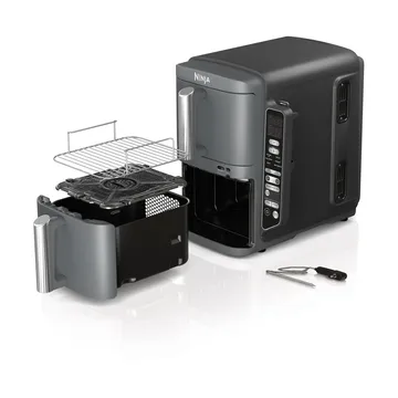 Ninja Air Fryer SL451EU stacked dual zone XL 9,5 L - Sort - Ninja