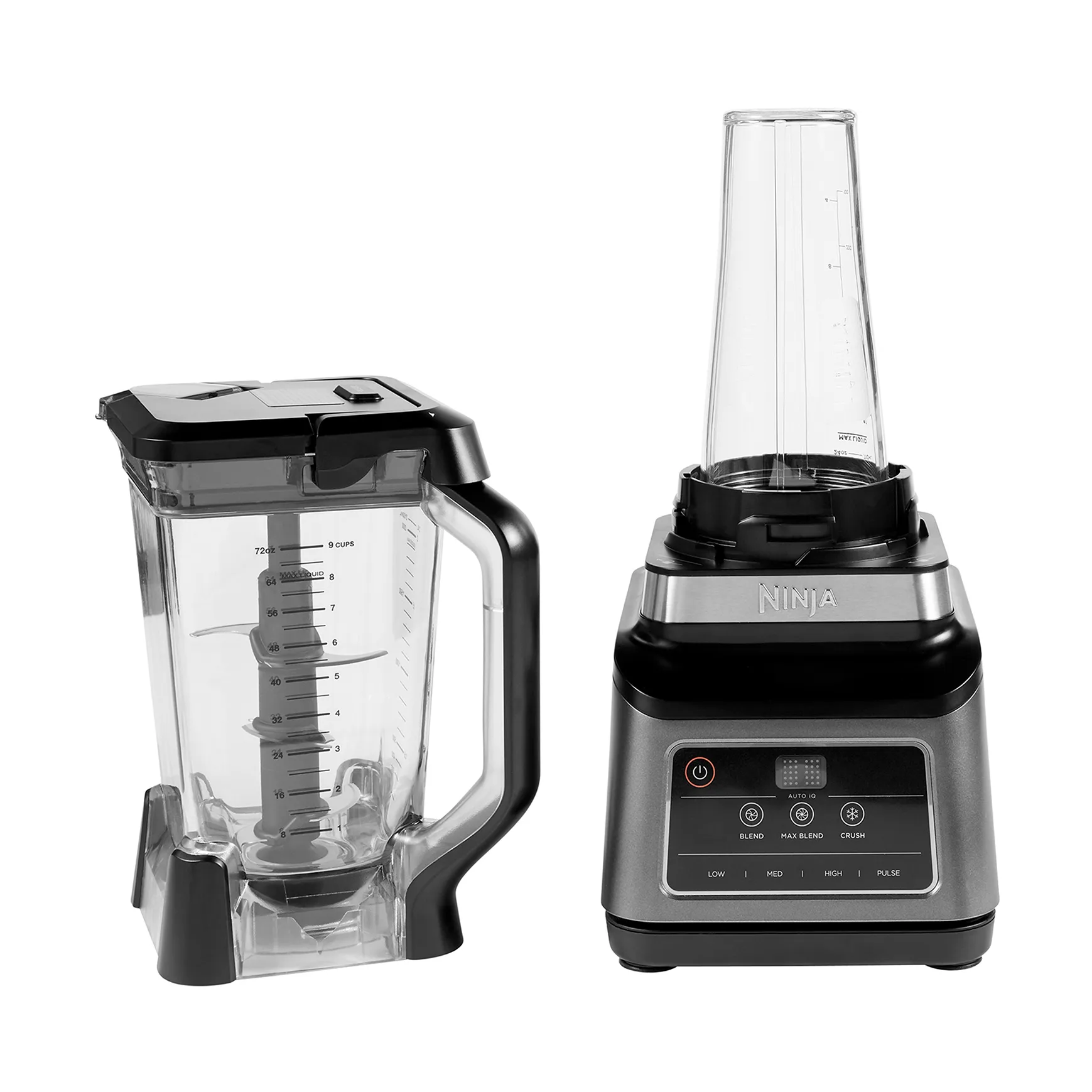 Ninja BN750 2-in-1 blender med Auto-iQ, Sort Ninja