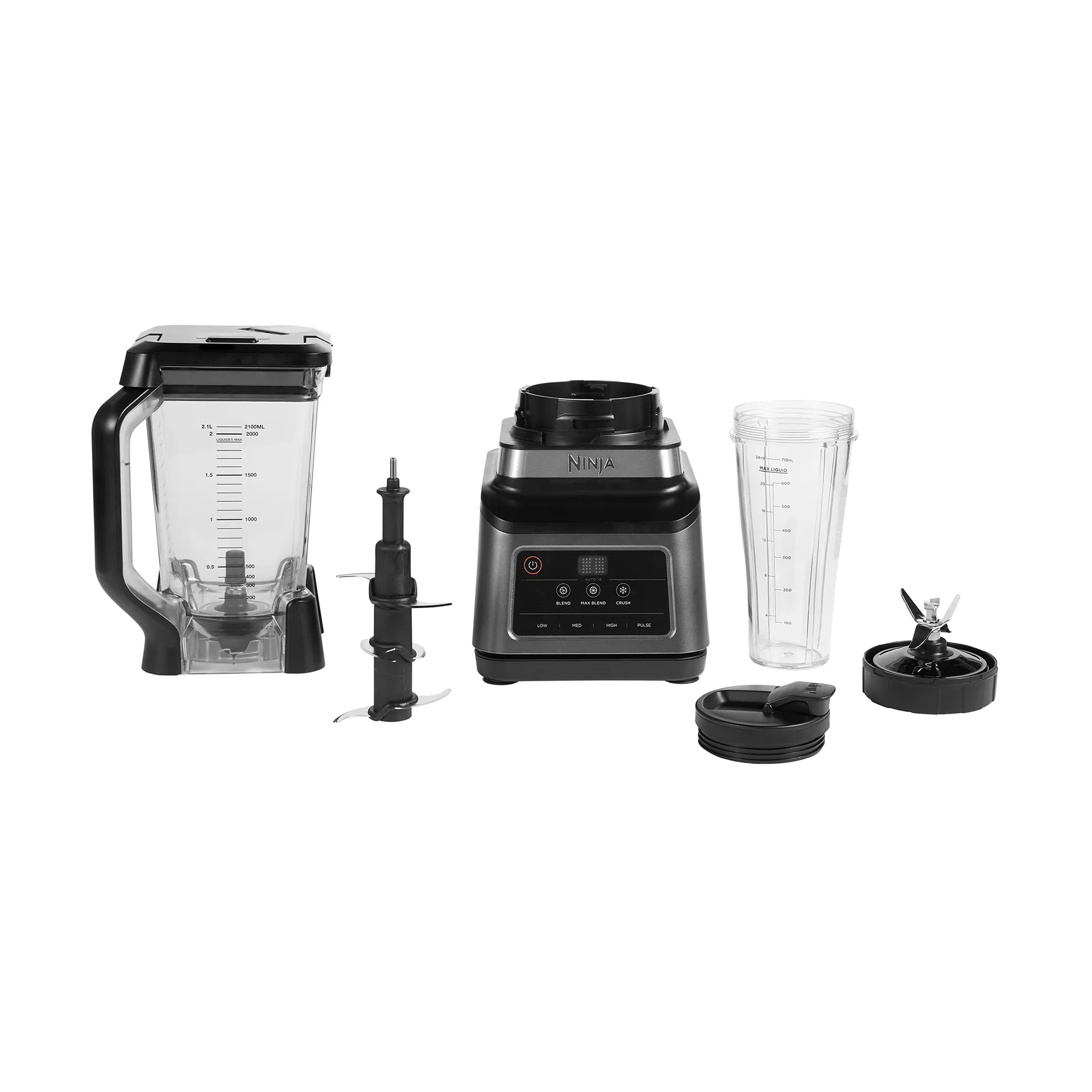 Ninja BN750 2-in-1 blender med Auto-iQ, Sort Ninja
