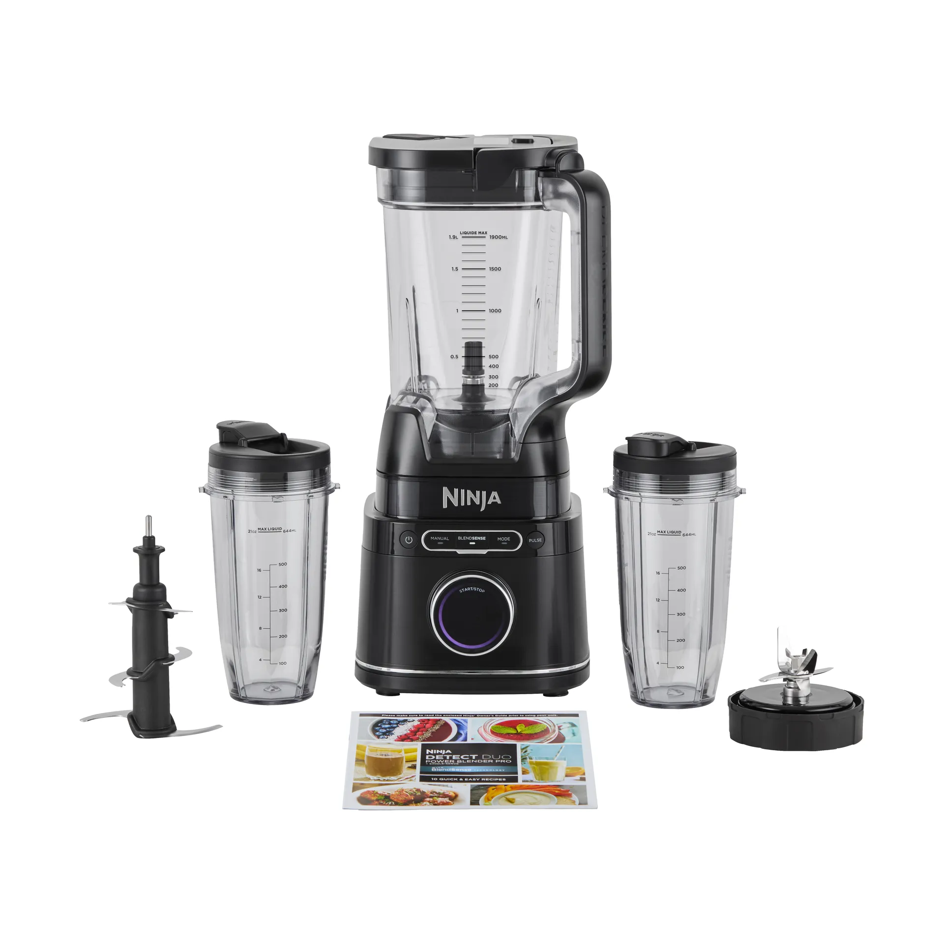 Ninja Detect TB301EU blender pro single serve, Sort Ninja