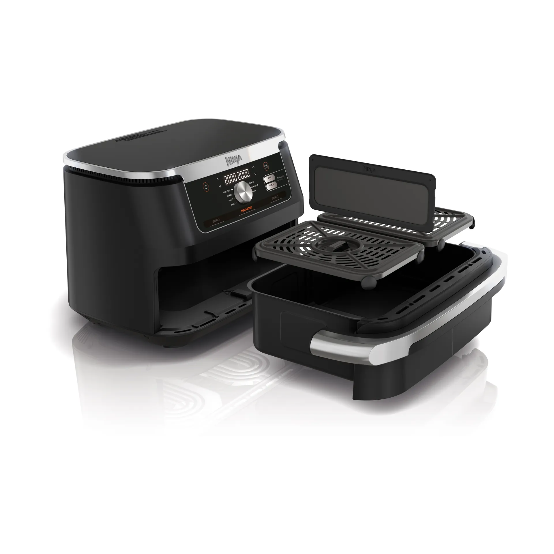 Ninja Foodi Air Fryer AF500EU FlexDrawer 10,4 l, Sort Ninja