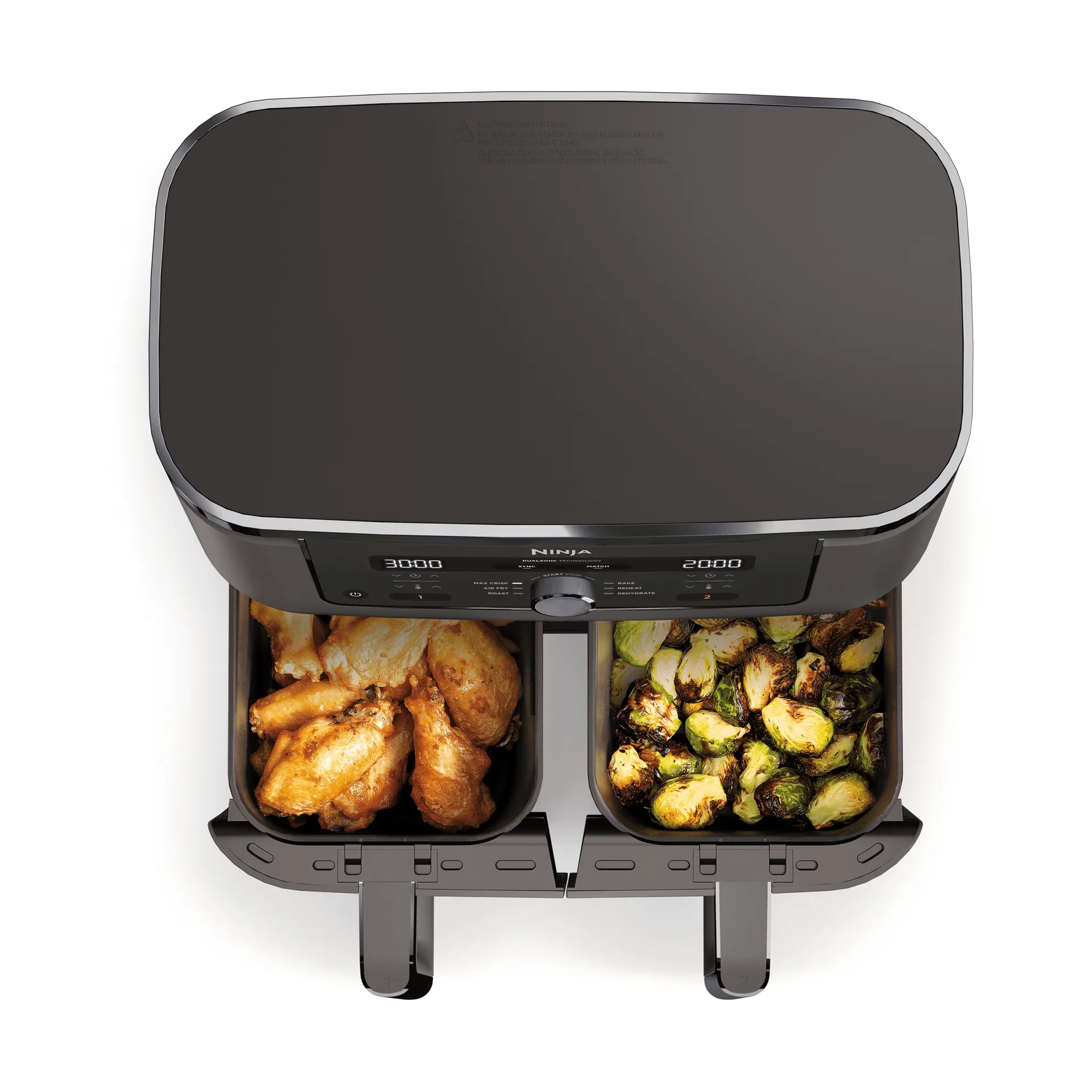 Ninja Foodi Max Dual Zone airfryer, Black Ninja