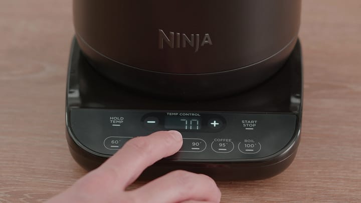 Ninja KT200 vandkoger med temperaturindstilling 1,7 L, Mat sort Ninja