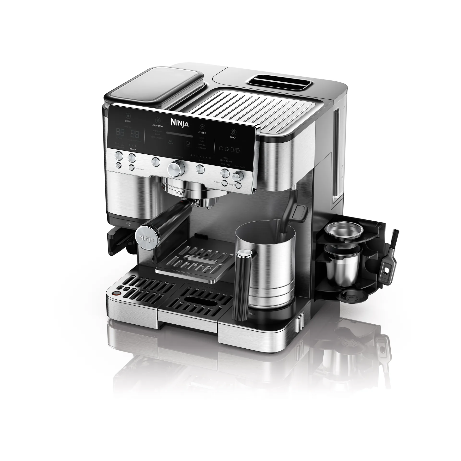 Ninja Luxe™ café premier 3-i-1 espressomaskine, Black Ninja