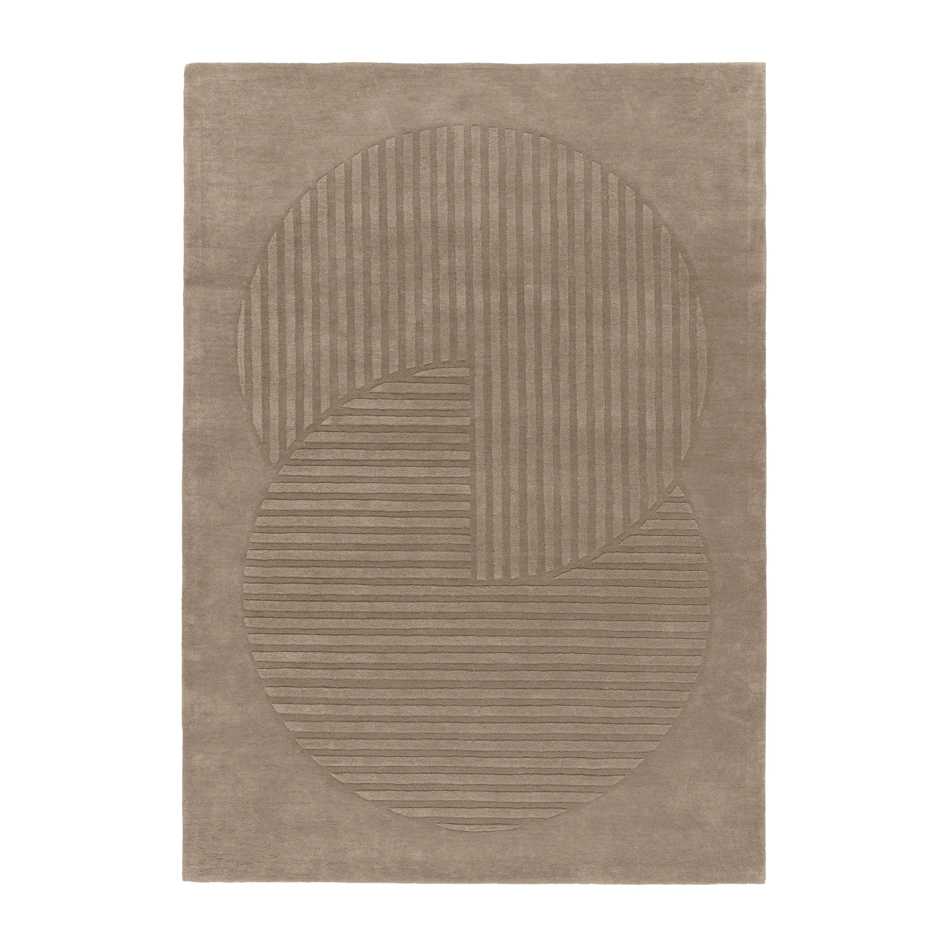 Levels uldtæppe circles mole, 200x300 cm NJRD