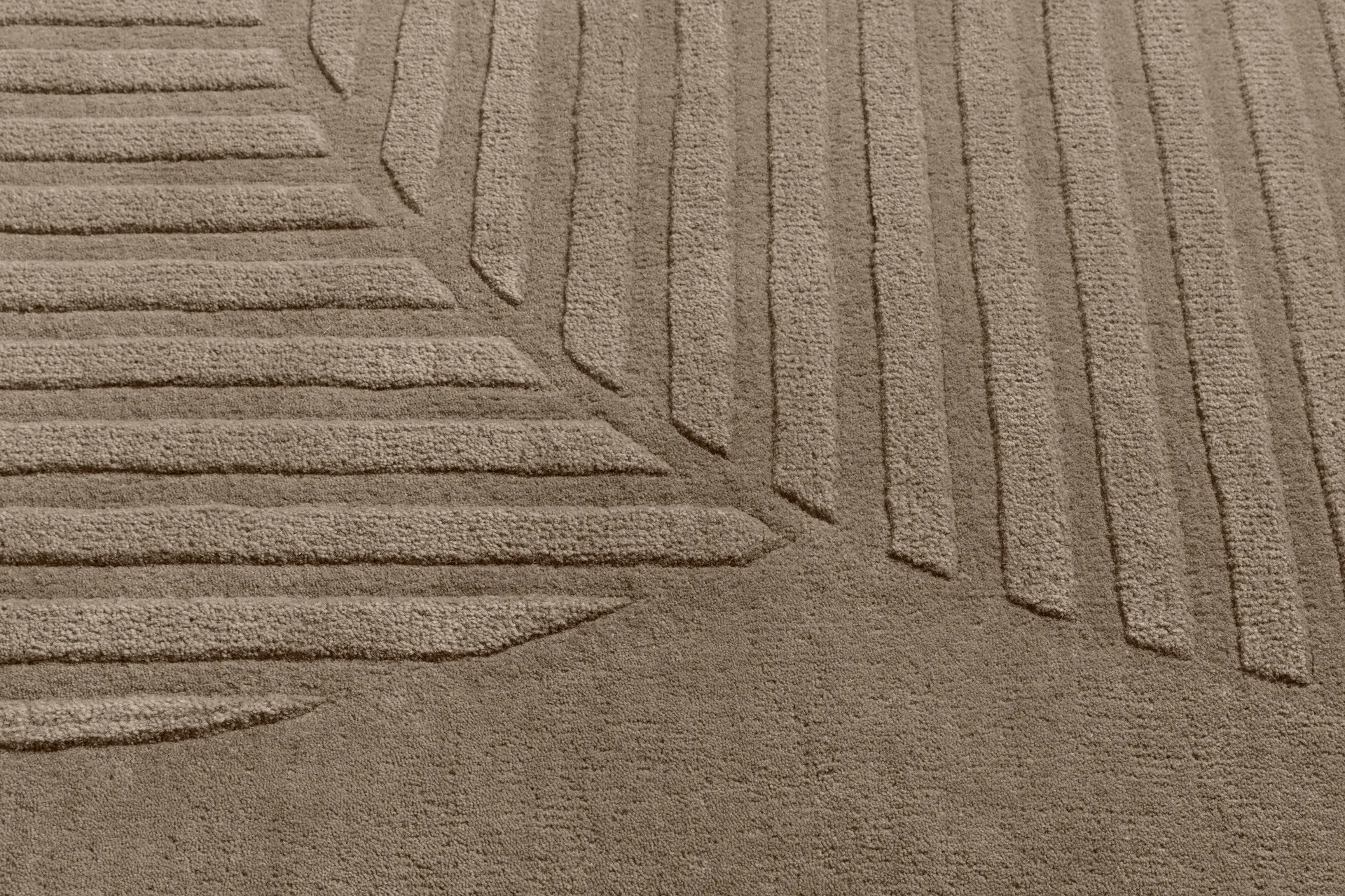 Levels uldtæppe circles mole, 200x300 cm NJRD