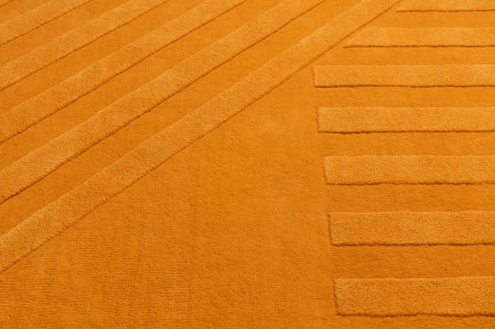 Levels uldtæppe stripes gul, 200x300 cm NJRD