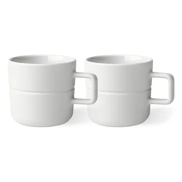 Lines krus 50 cl 2 stk. - hvid - NJRD