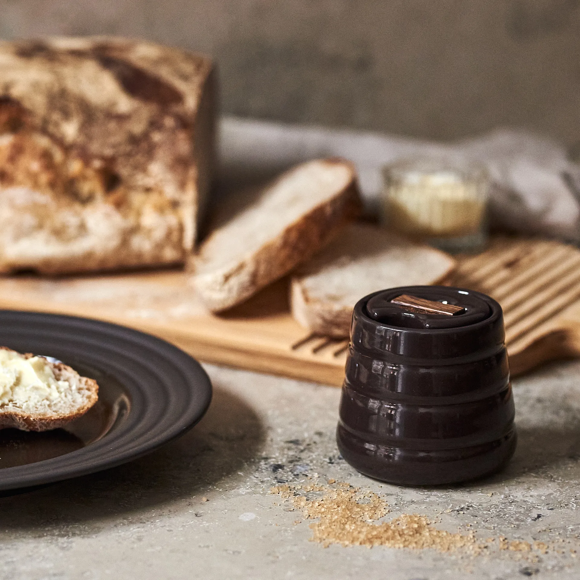 Lines sukkerskål, brun NJRD