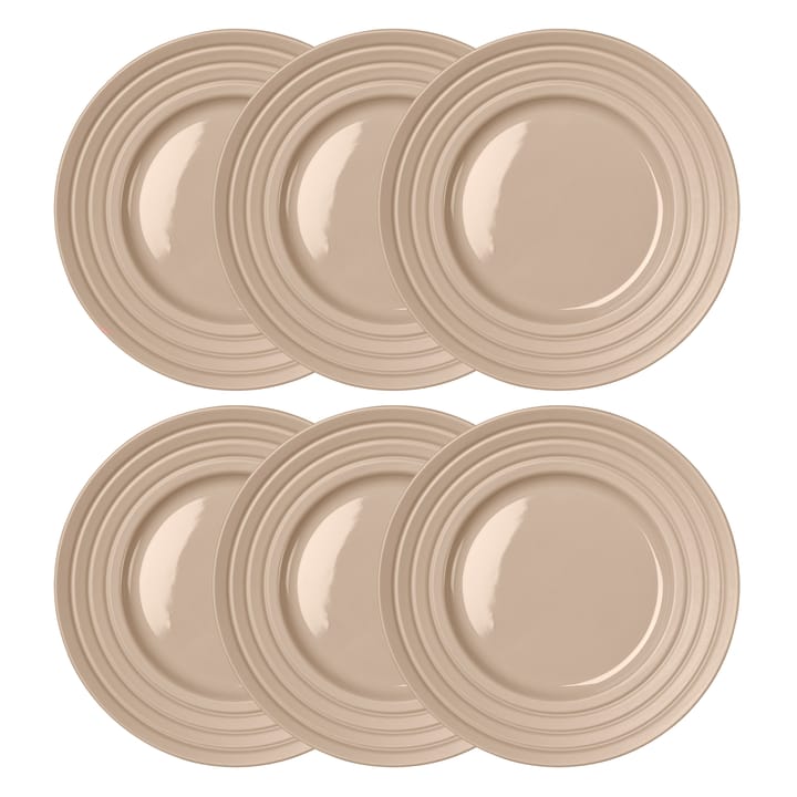 Lines tallerken Ø27 cm 6 stk., beige NJRD