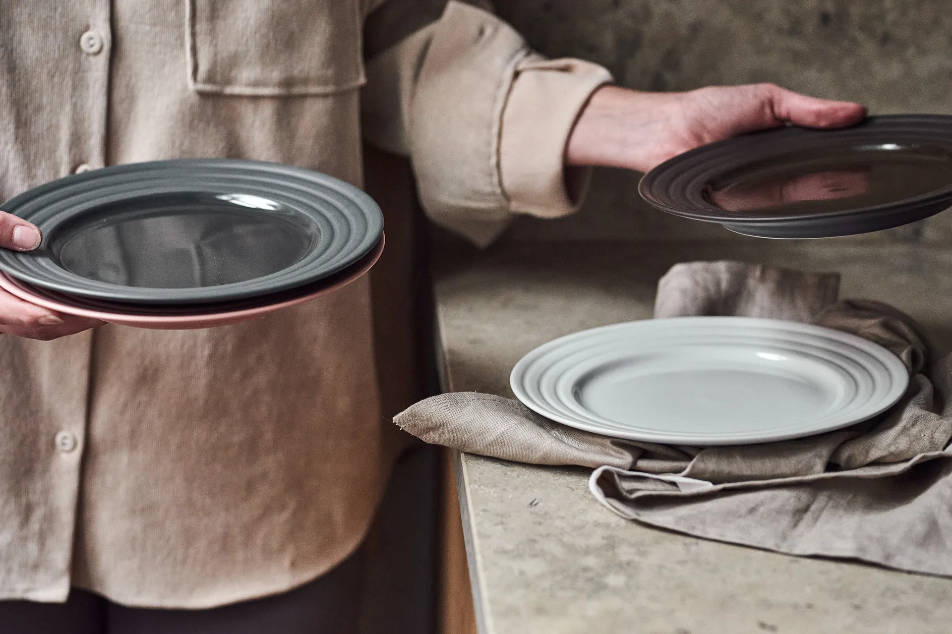 Lines tallerken Ø27 cm, hvid NJRD