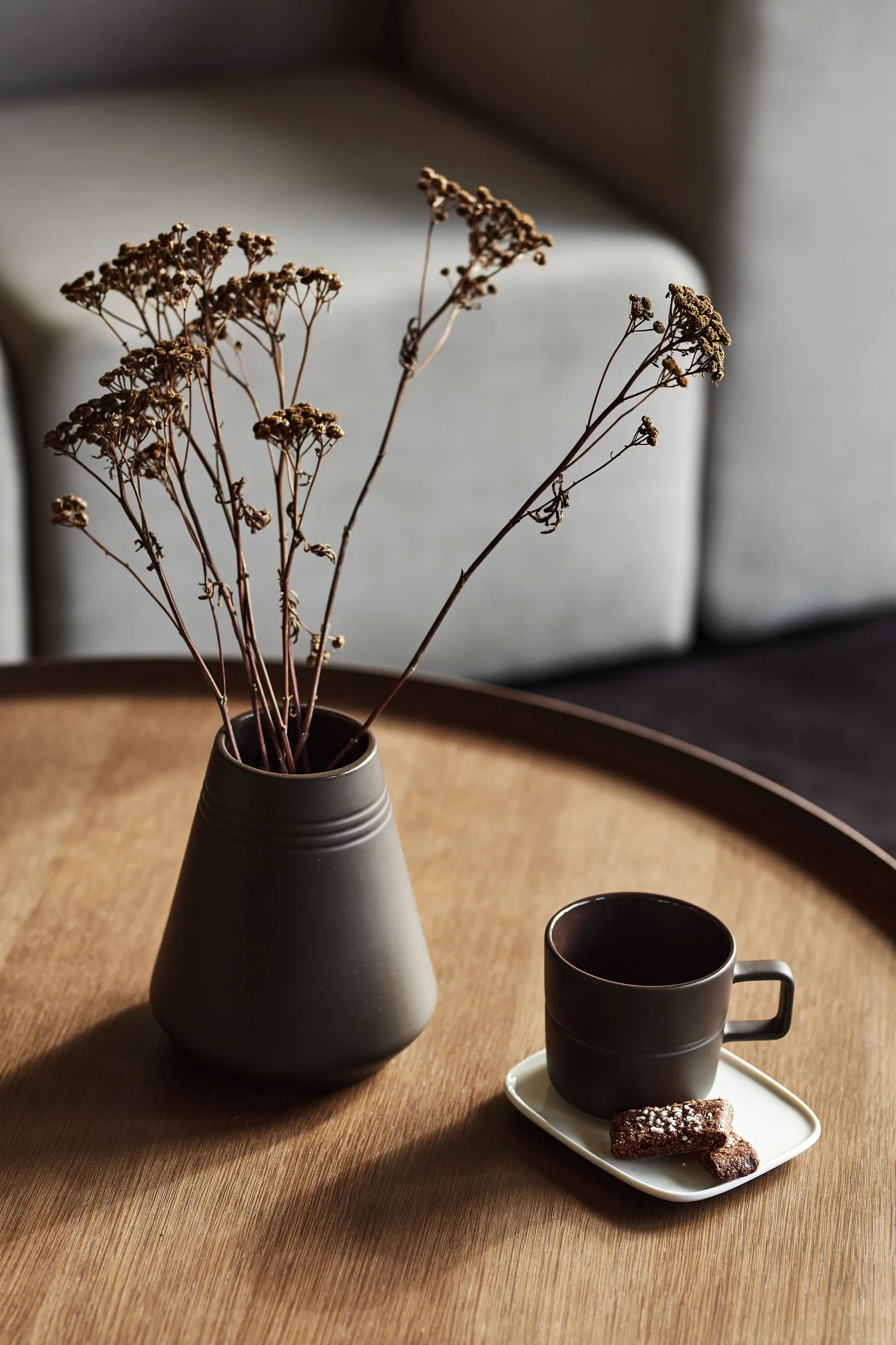 Lines vase 18 cm
, Brun NJRD