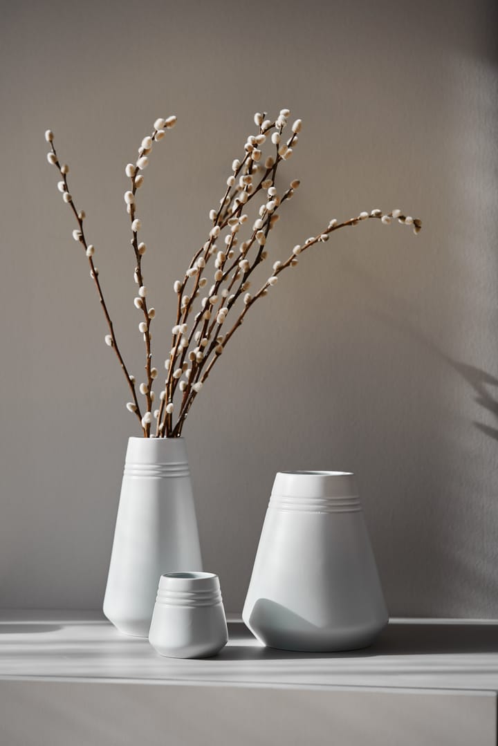 Lines vase 18 cm
 - Hvid - NJRD