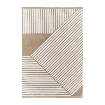 Stripes badehåndklæde 100x150 cm - Beige - NJRD