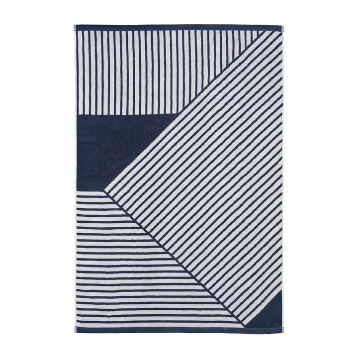 Stripes badehåndklæde 100x150 cm, Blå NJRD