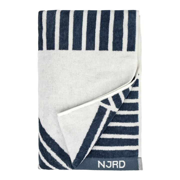 Stripes badehåndklæde 70x140 cm  - Blå - NJRD