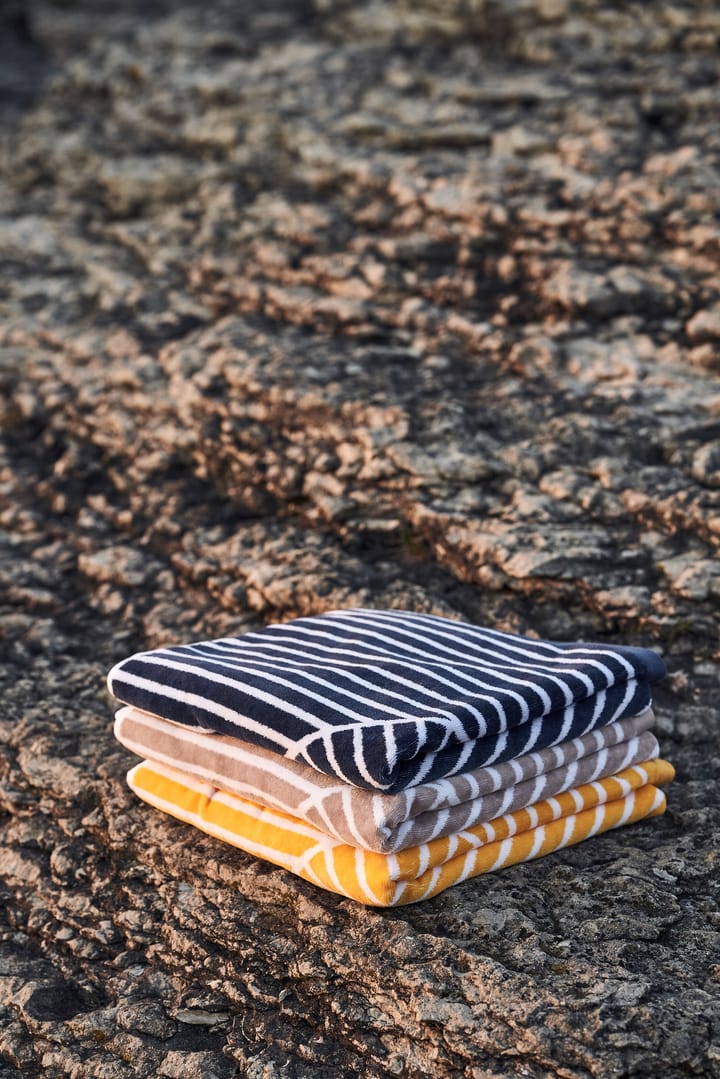 Stripes badehåndklæde 70x140 cm , Blå NJRD