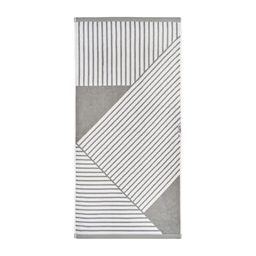 Stripes badehåndklæde 70x140 cm  - Grå - NJRD