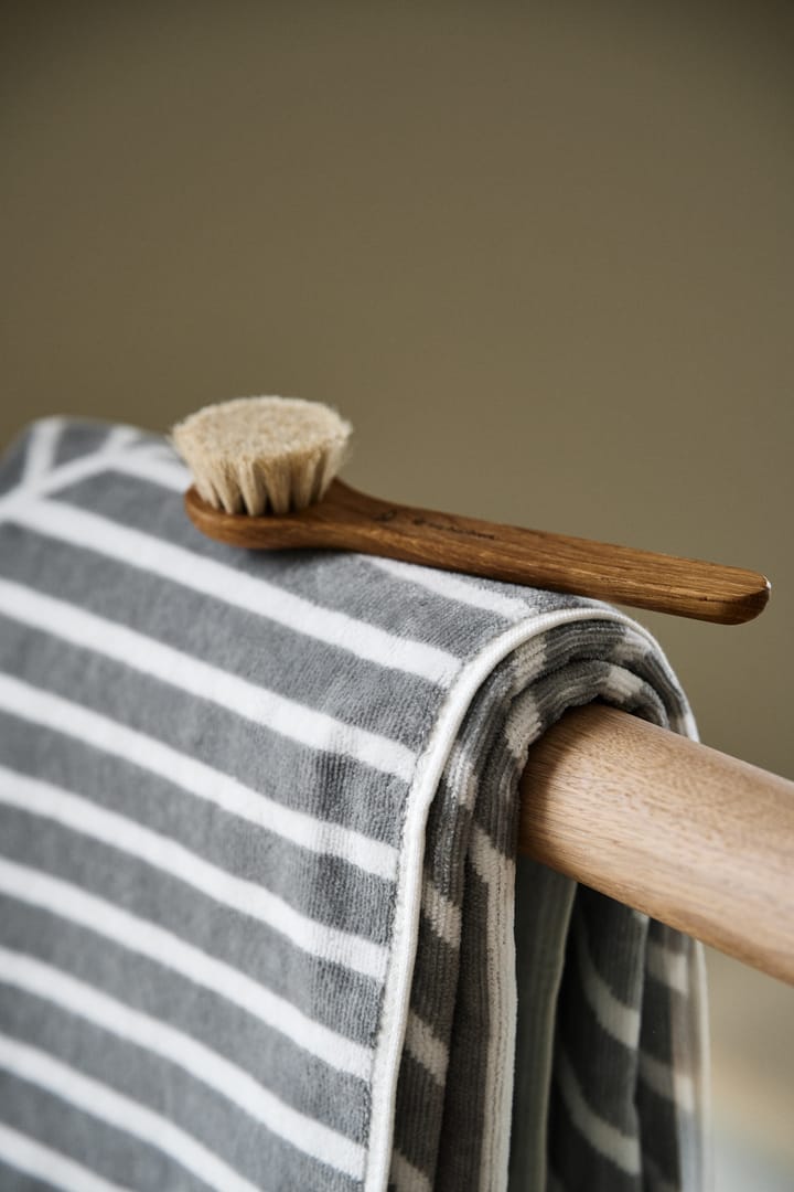 Stripes badehåndklæde 70x140 cm , Grå NJRD