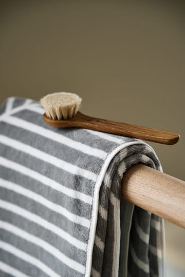 Stripes badehåndklæde 70x140 cm  - Grå - NJRD