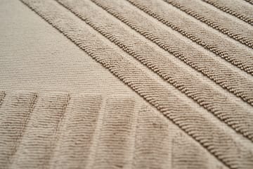 Stripes bademåtte 50x90 cm - Beige - NJRD