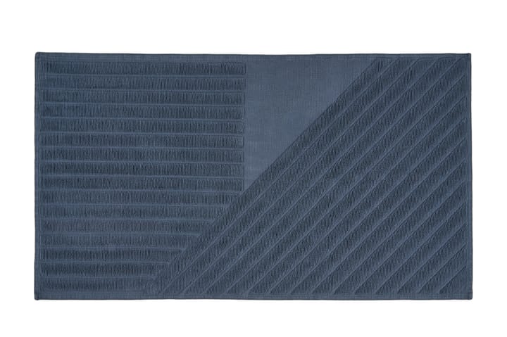 Stripes bademåtte 50x90 cm - Blå - NJRD