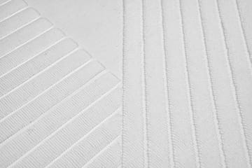 Stripes bademåtte 50x90 cm - Hvid - NJRD