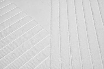 Stripes bademåtte 50x90 cm - Hvid - NJRD