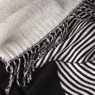 Stripes bomuldsplaid - sort - NJRD