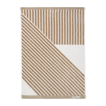 Stripes håndklæde 50x70 cm - Beige - NJRD