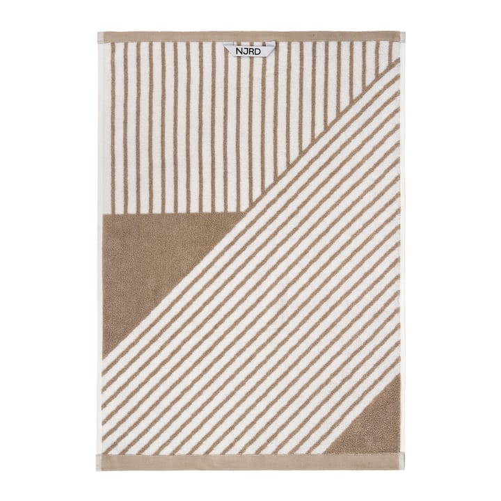 Stripes håndklæde 50x70 cm, Beige NJRD