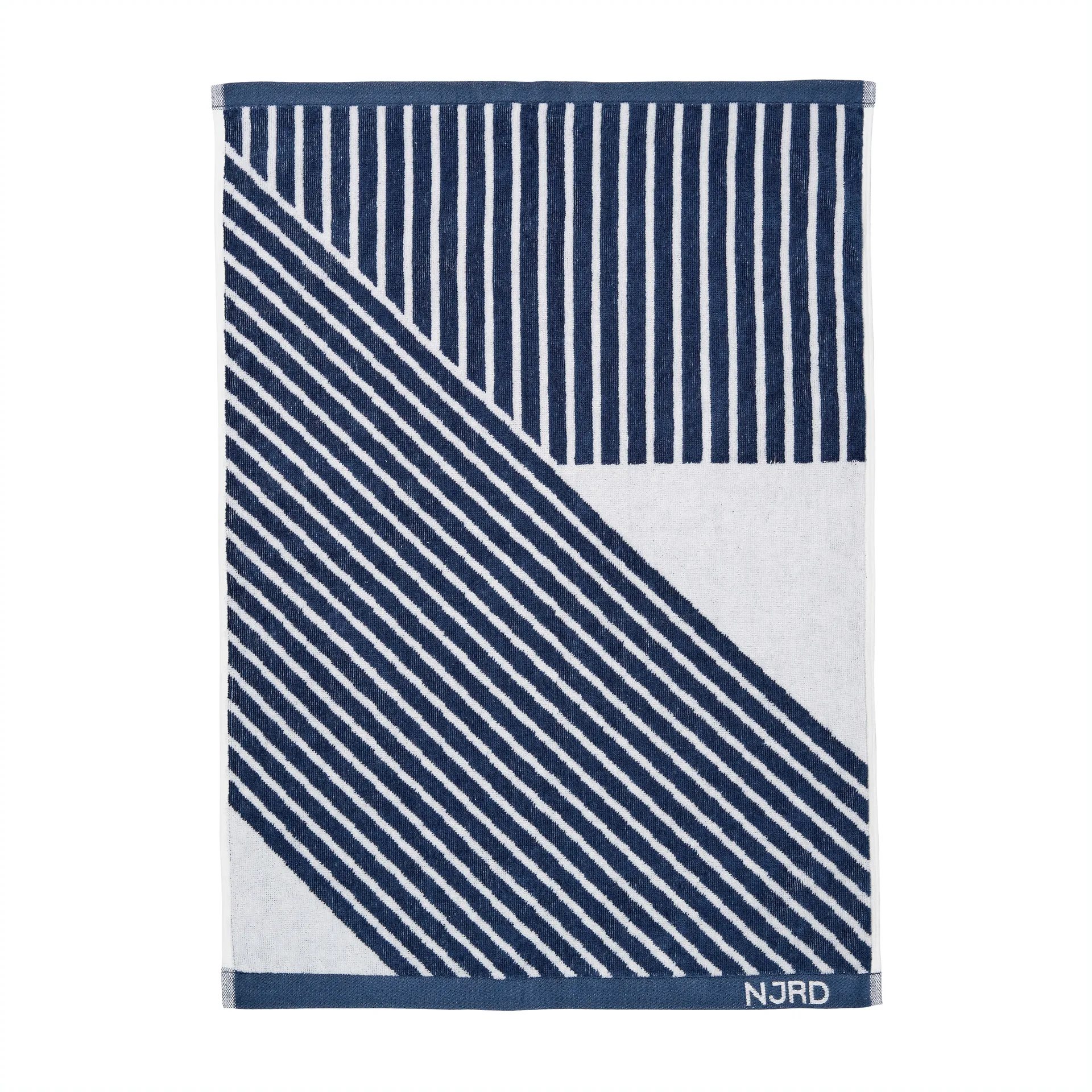 Stripes håndklæde 50x70 cm, Blå NJRD