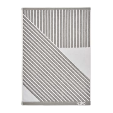 Stripes håndklæde 50x70 cm - Grå - NJRD