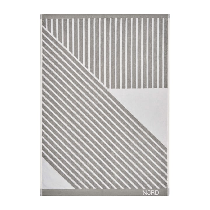 Stripes håndklæde 50x70 cm, Grå NJRD