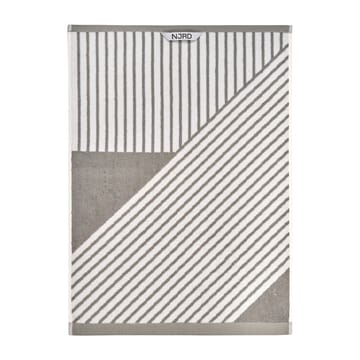 Stripes håndklæde 50x70 cm - Grå - NJRD