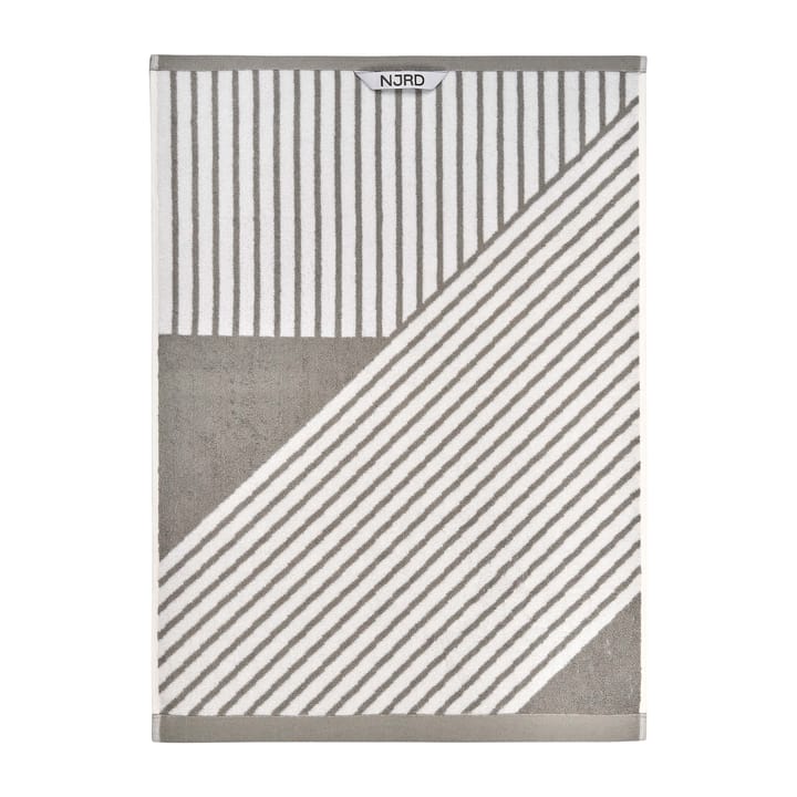 Stripes håndklæde 50x70 cm, Grå NJRD