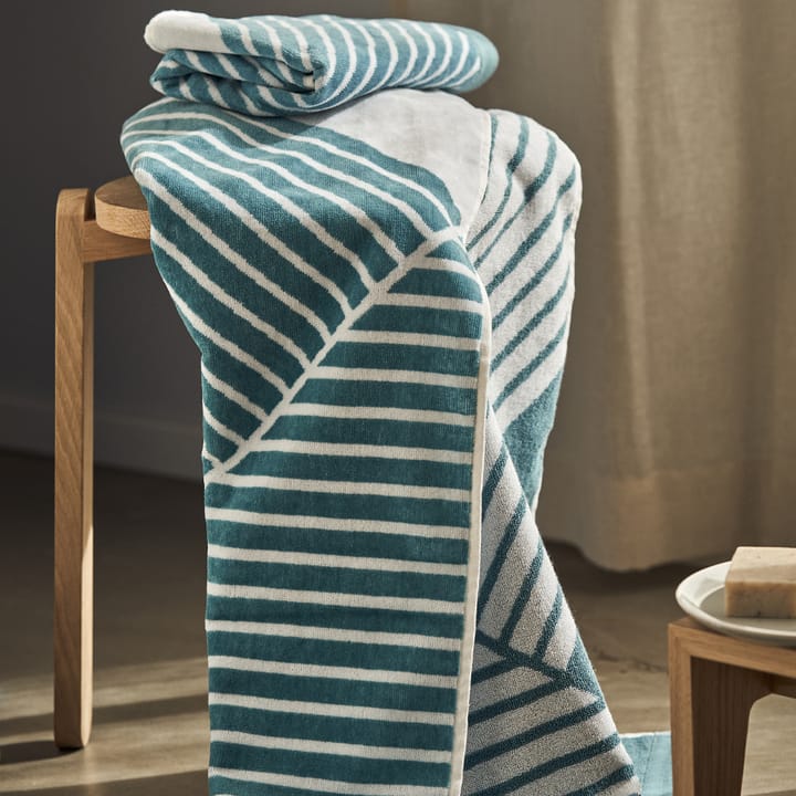 Stripes håndklæde 50x70 cm Special Edition 2022, Turkis NJRD