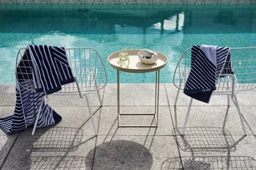 Stripes håndklædesæt 4 dele - Blå - undefined - NJRD