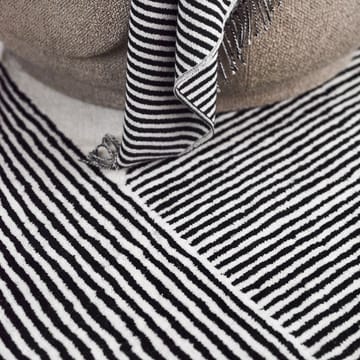 Stripes uldtæppe naturhvid - 200x300 cm - NJRD