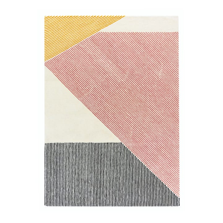 Stripes uldtæppe pink - 170x240 cm - NJRD