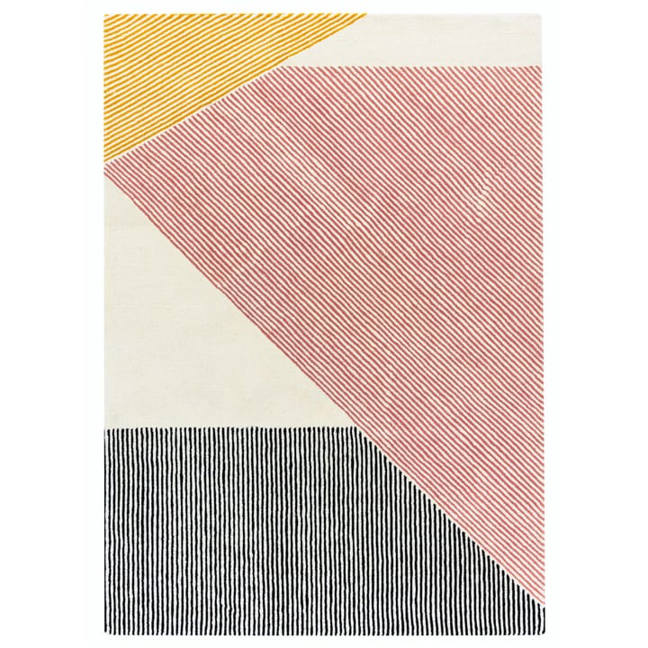 Stripes uldtæppe pink - 200x300 cm - NJRD
