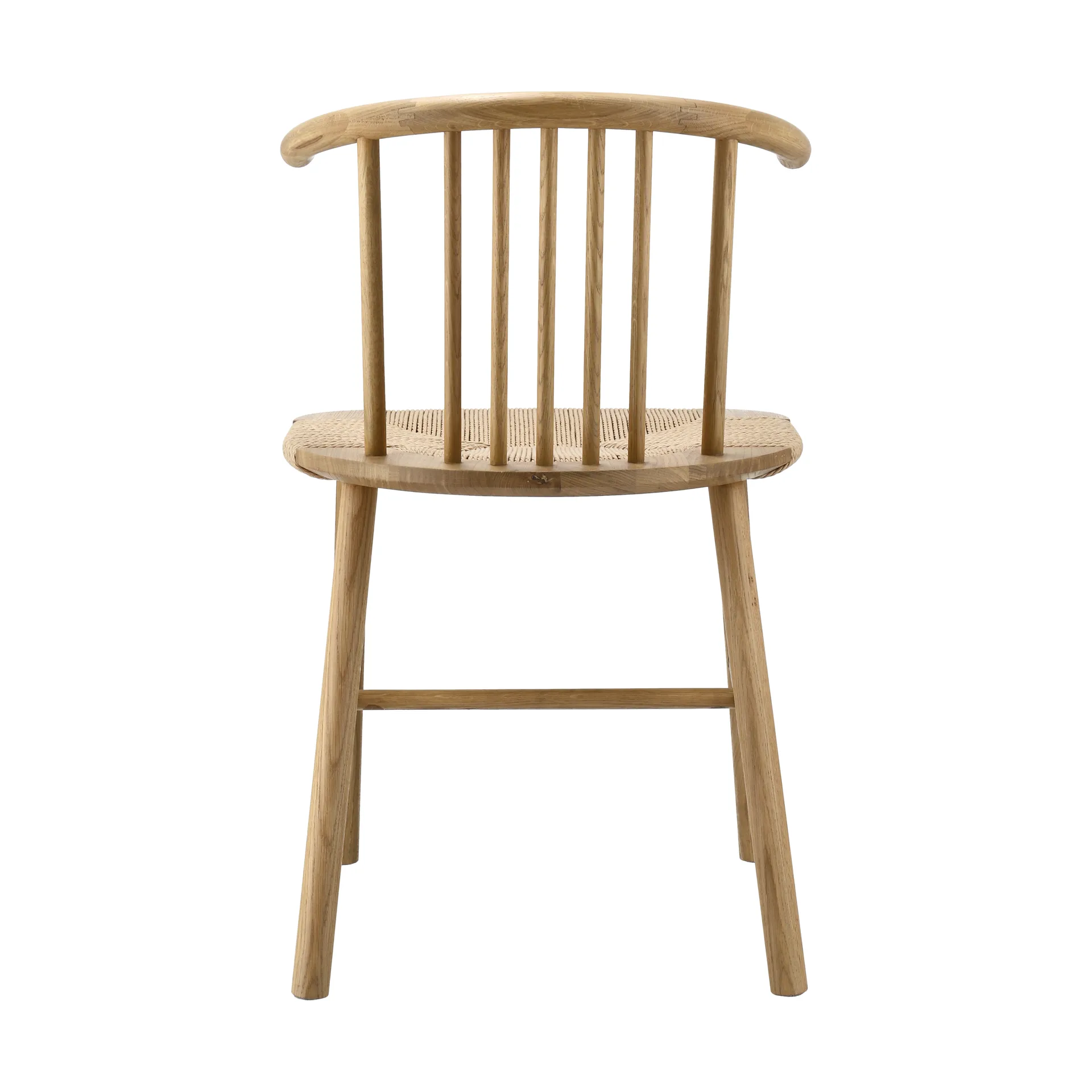 VIOR spisestol med fletsæde, Lakeret eg-natur NJRD