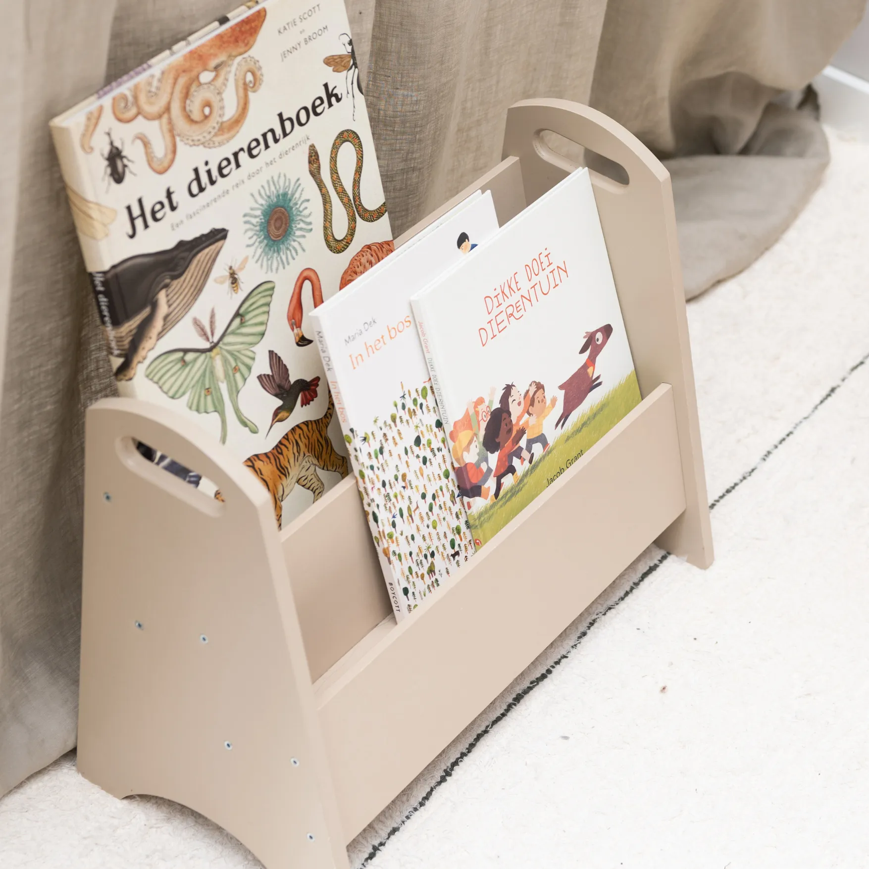 Book holder bogreol til børn, Beige Nofred