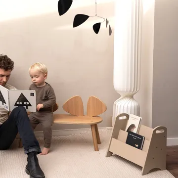 Book holder bogreol til børn - Beige - Nofred